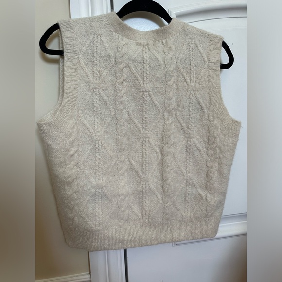 Pulsar alpaca wool vest - Picture 2 of 3
